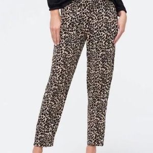 J CREW LEOPARD PANT